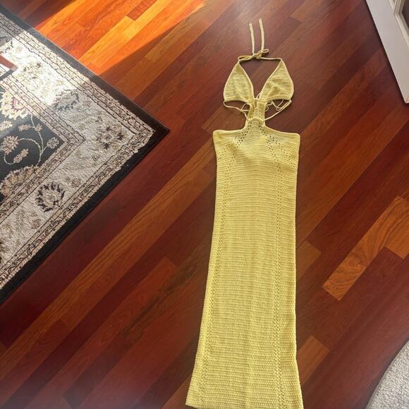 NWT Jonathan Simkhai Crocheted Maxi Dress Size 4 - Picture 3 of 10